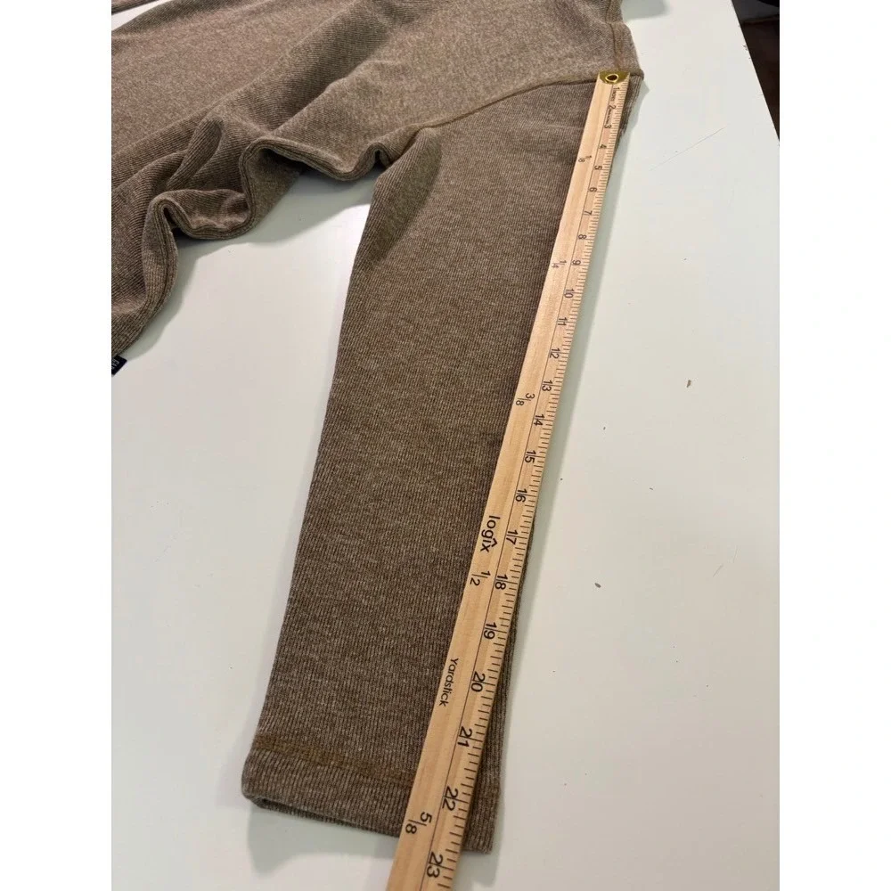 GAP Men's Brown Heathered Quarter Zip Pullover Sweater Long‎ Sleeve Size L